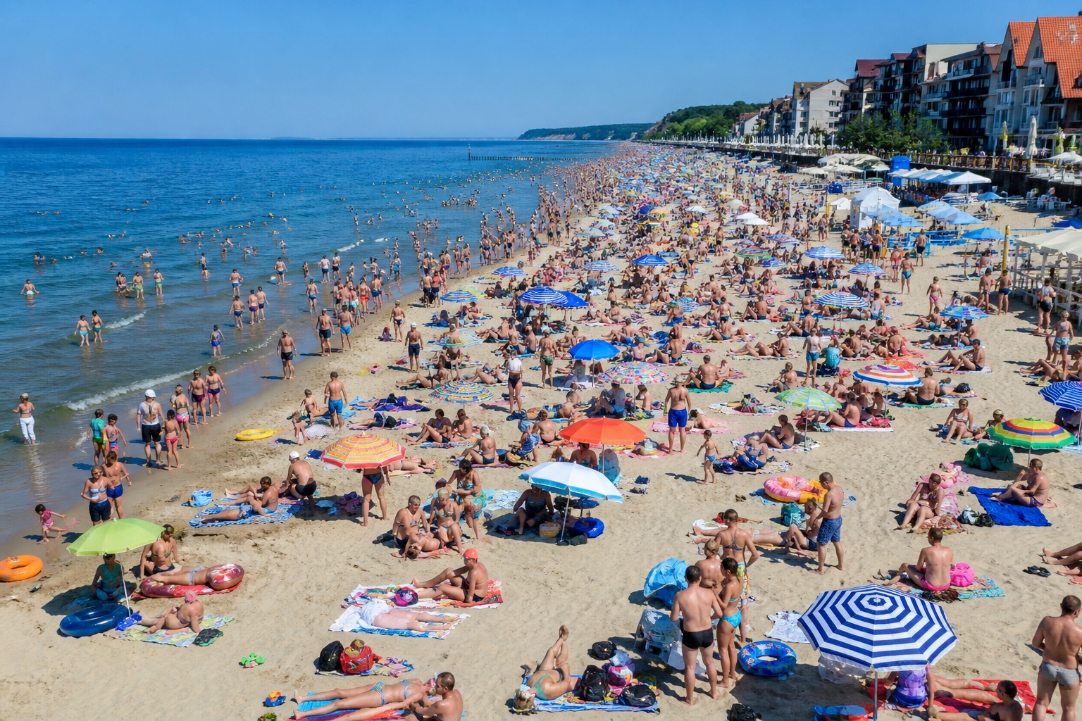Пляж Зеленоградска