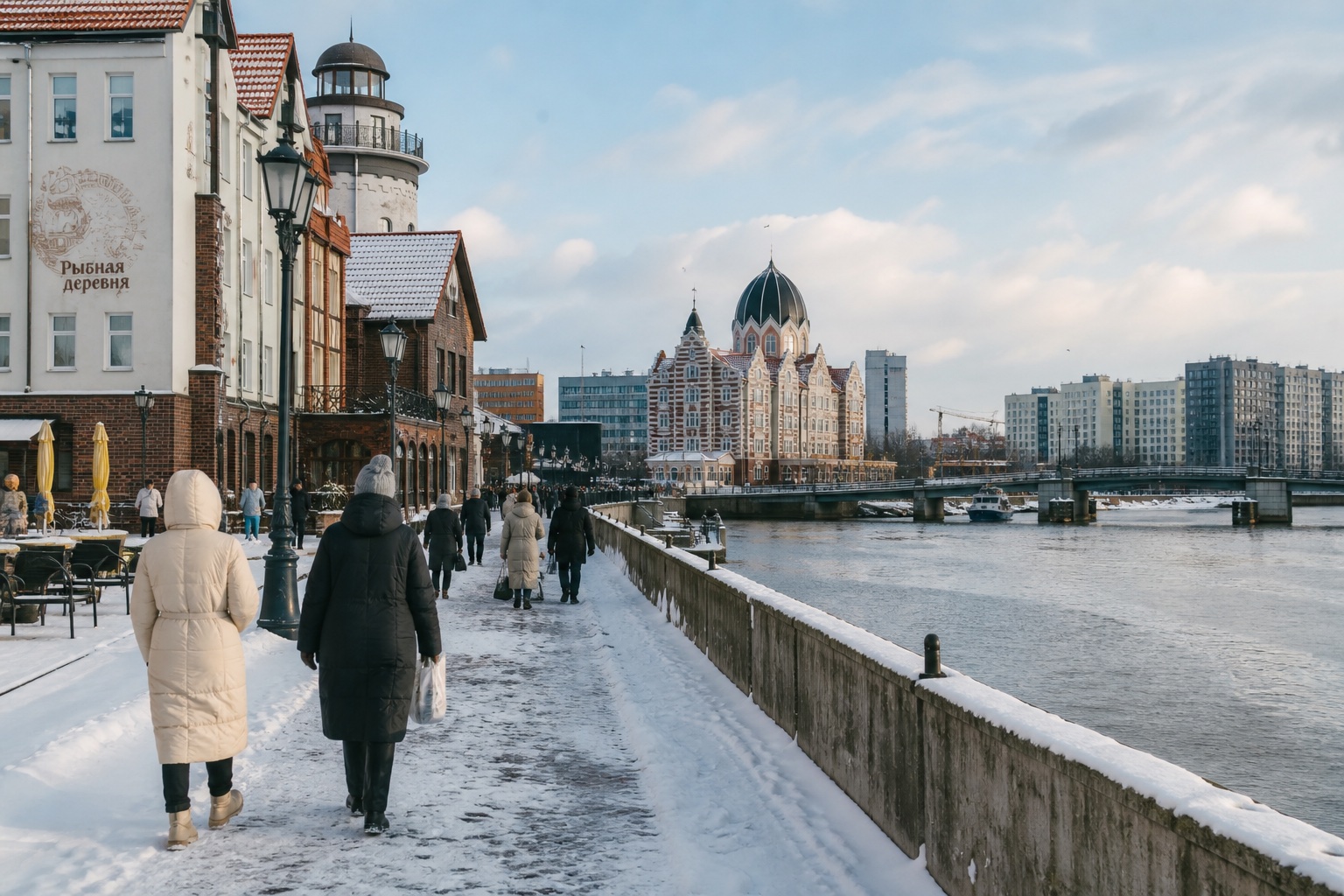 Зимний маршрут по городу