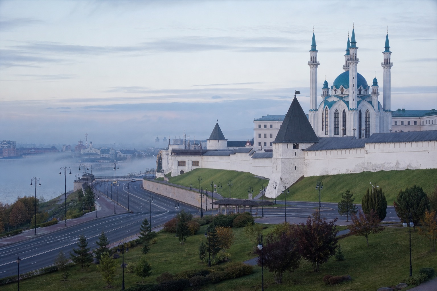 Утро в Казанском кремле