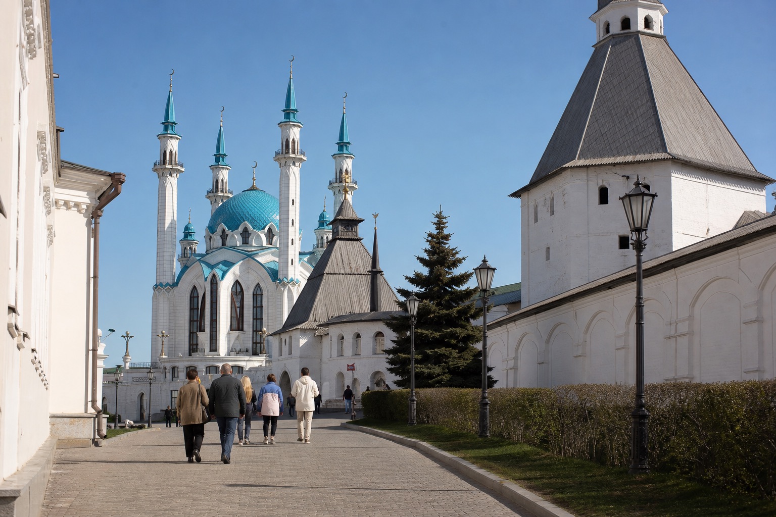 Казанский кремль и мечеть Кул-Шариф