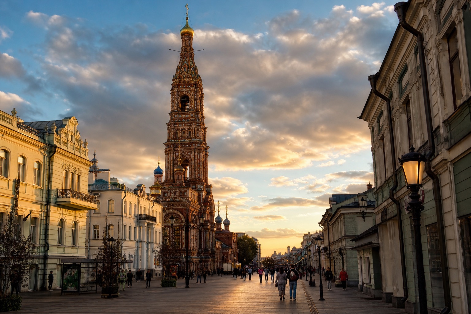 Улица Баумана в Казани