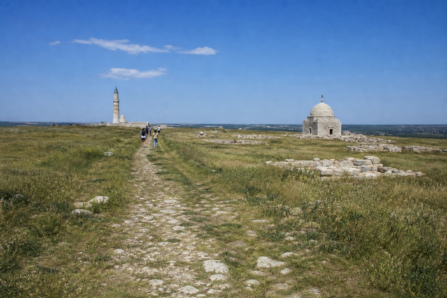 Открытая территория городища Болгар