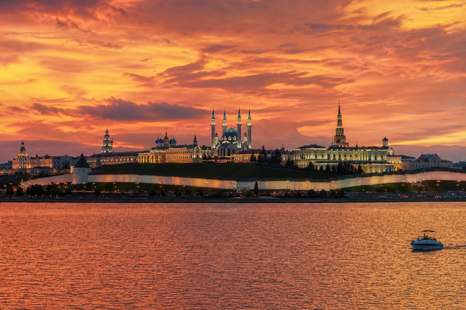Казанский кремль и мечеть Кул-Шариф