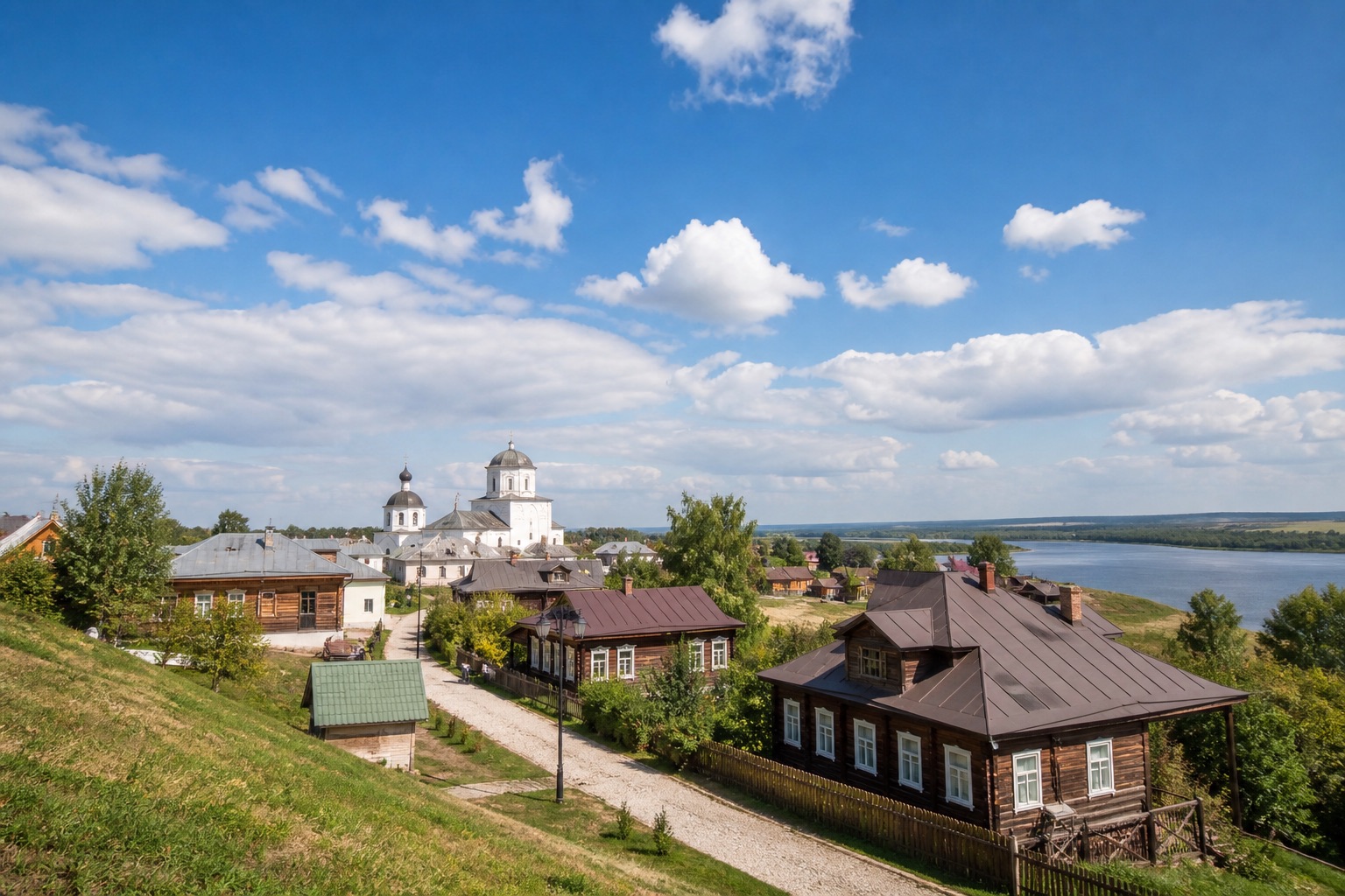 Историческая застройка Свияжска