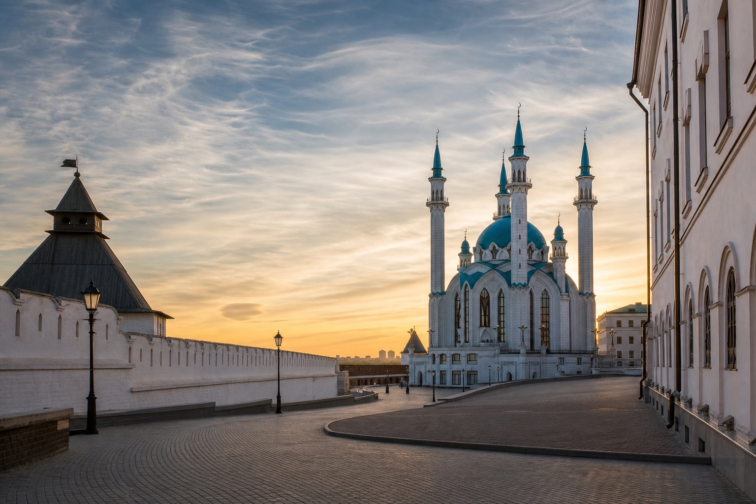 Утро в Казанском кремле