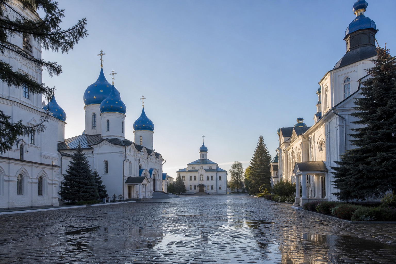 Утро в Раифском монастыре