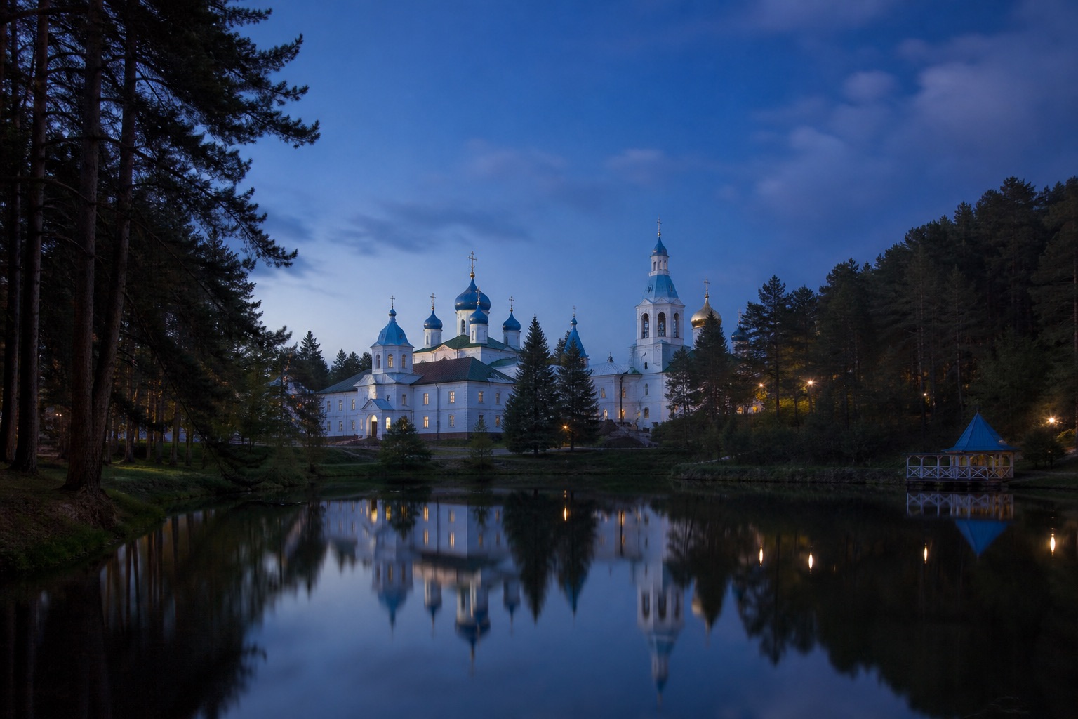 Вечер у Раифского монастыря