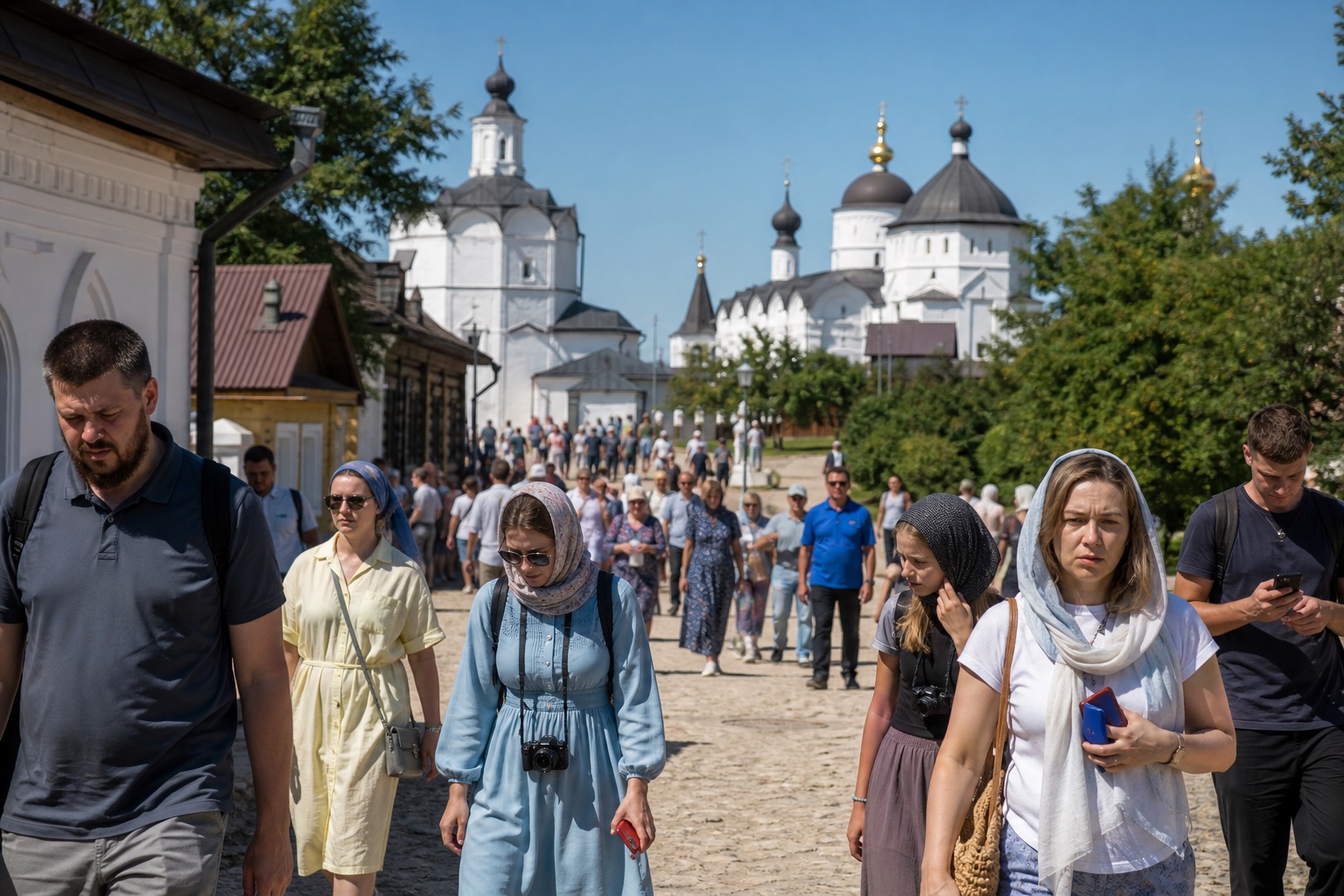 Людно на острове в высокий сезон
