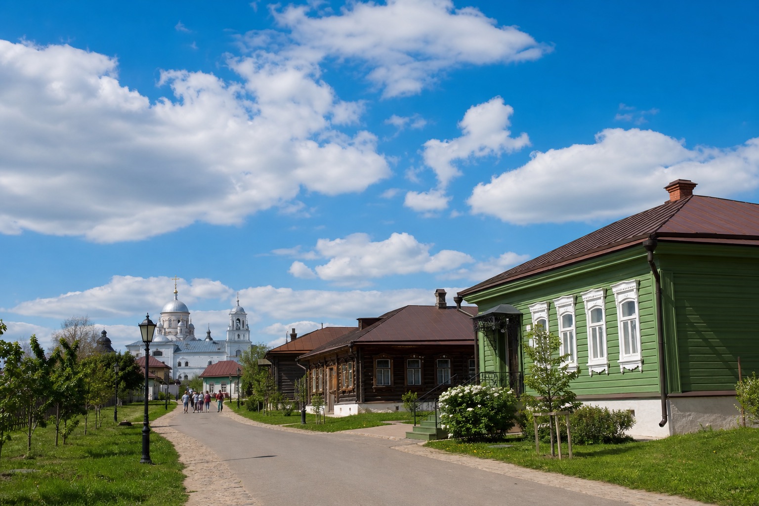 Улицы острова-града Свияжск