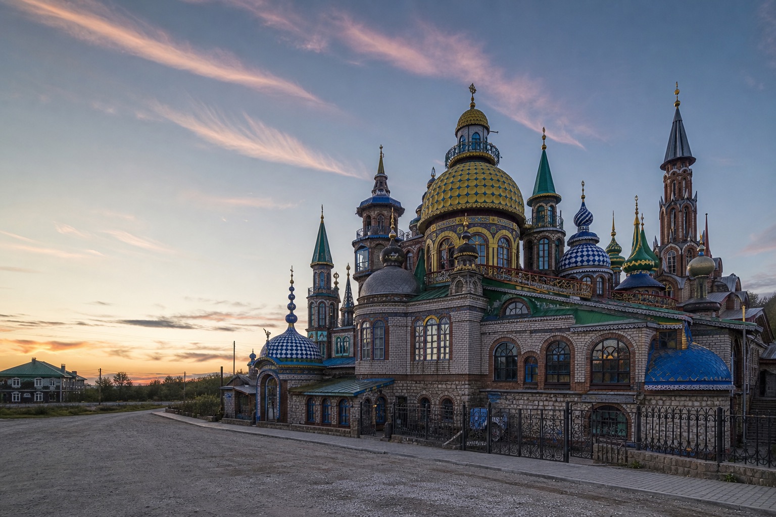 Утренний Храм всех религий