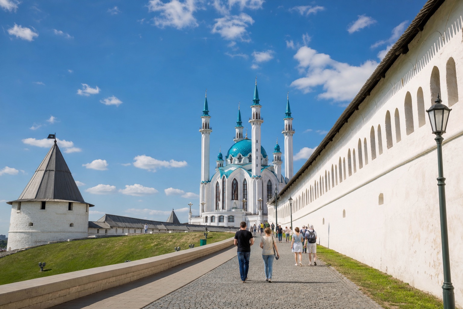 Казанский кремль в ясный день