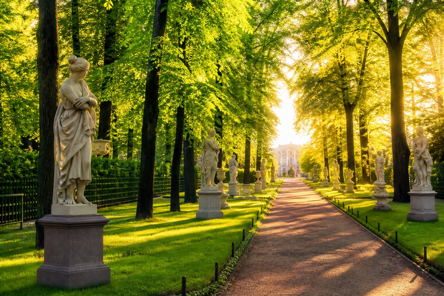 Парк в Петербурге