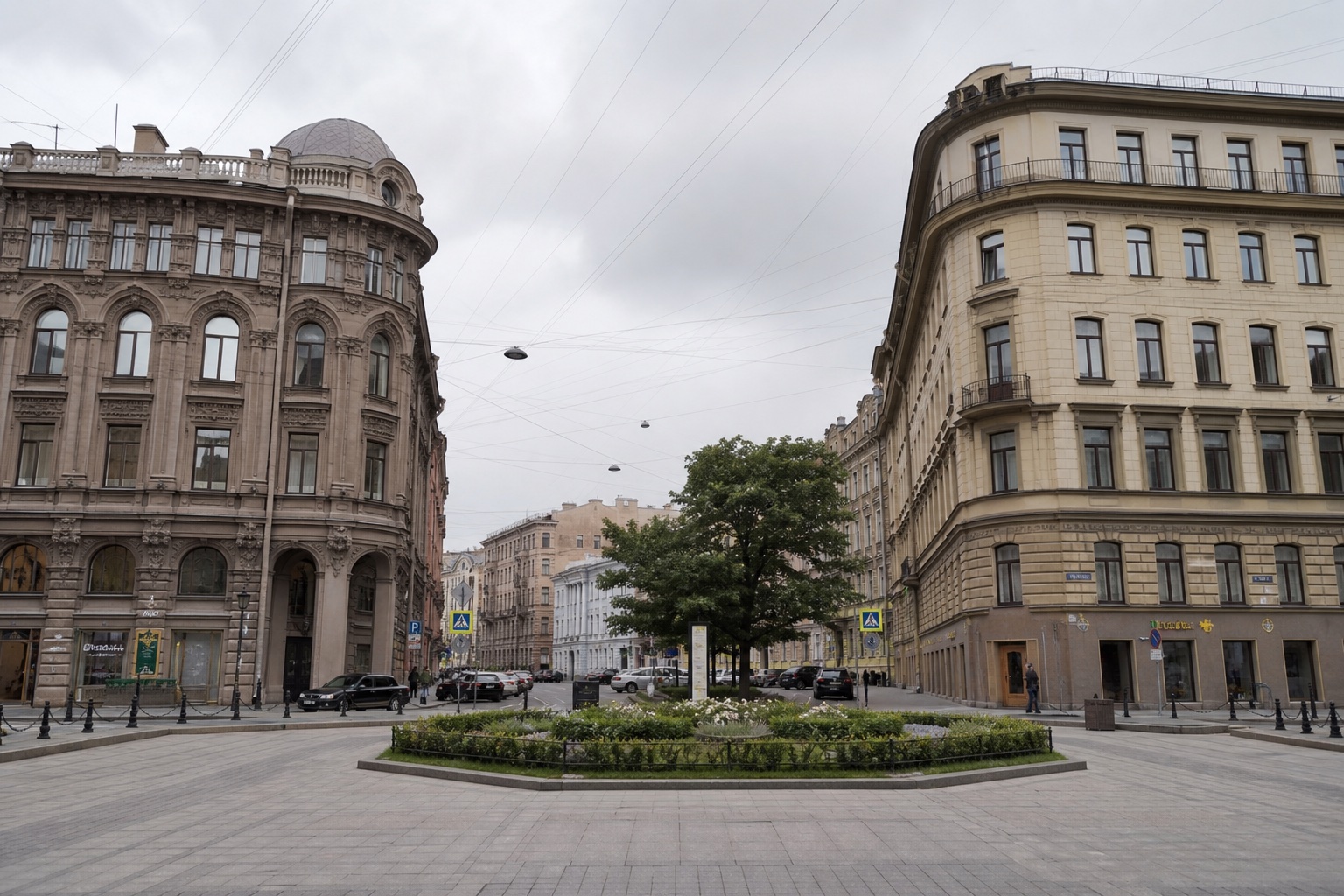 Австрийская площадь на Петроградской стороне